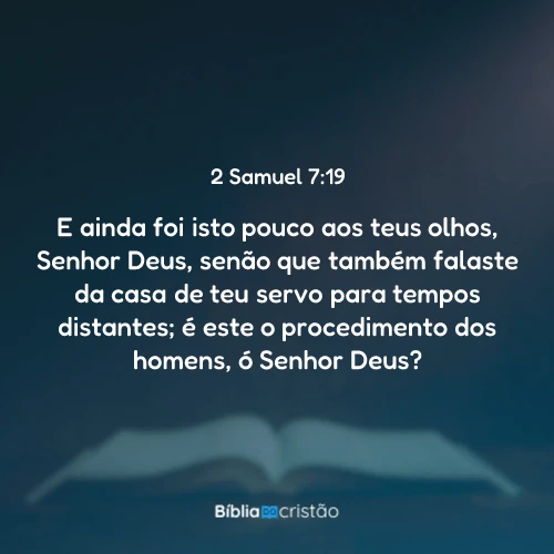 2 Samuel 7:19