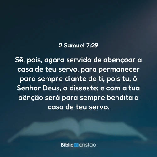 2 Samuel 7:29
