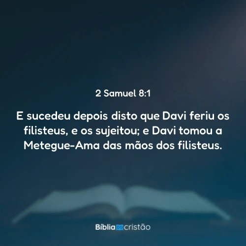 2 Samuel 8:1