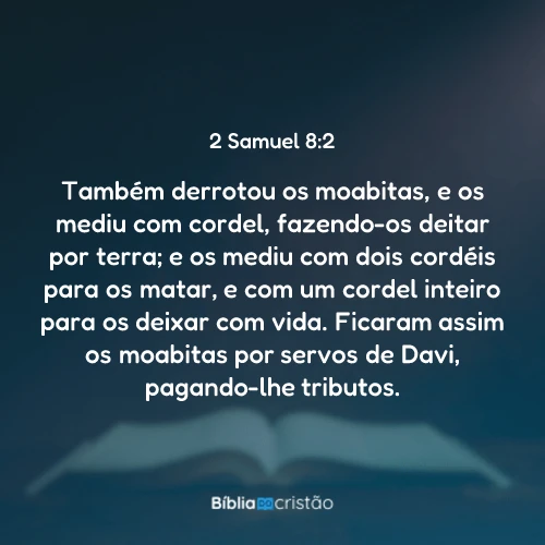 2 Samuel 8:2
