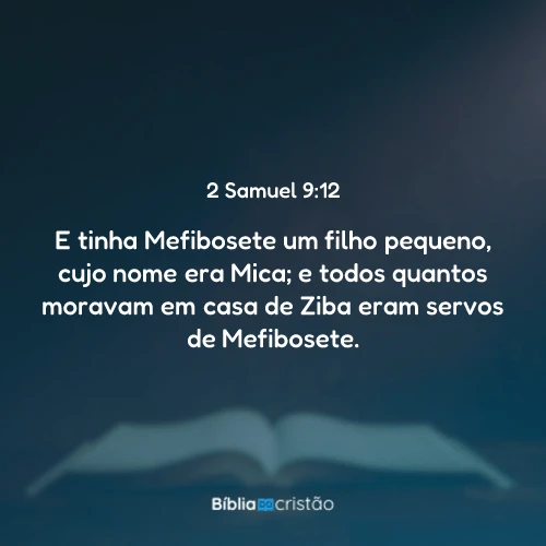 2 Samuel 9:12