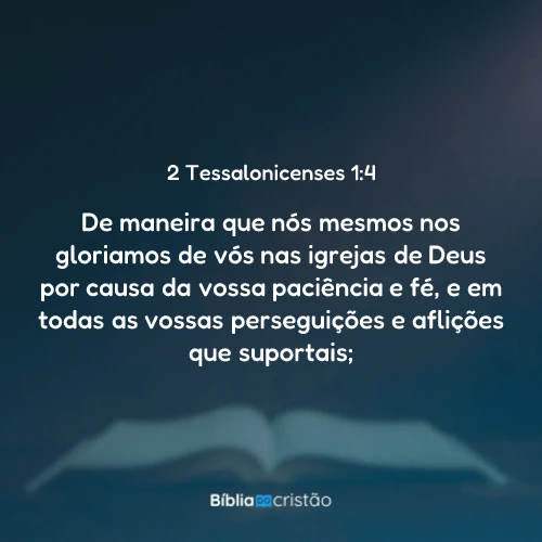 2 Tessalonicenses 1:4