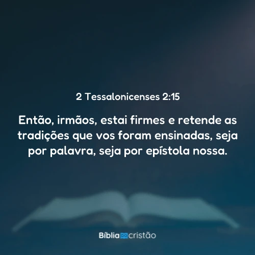 2 Tessalonicenses 2:15