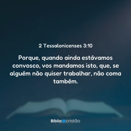 2 Tessalonicenses 3:10