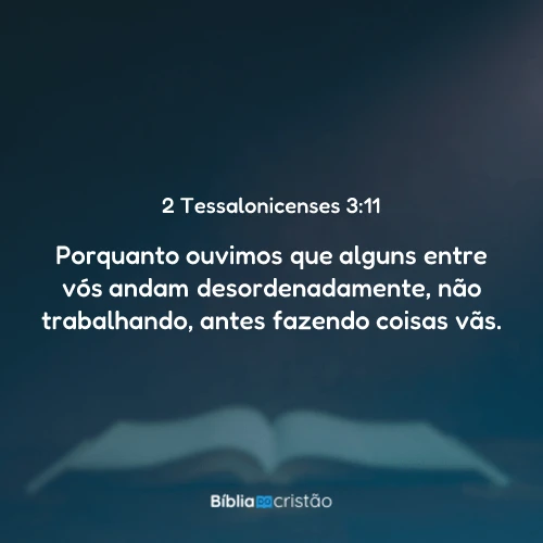 2 Tessalonicenses 3:11