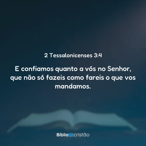 2 Tessalonicenses 3:4
