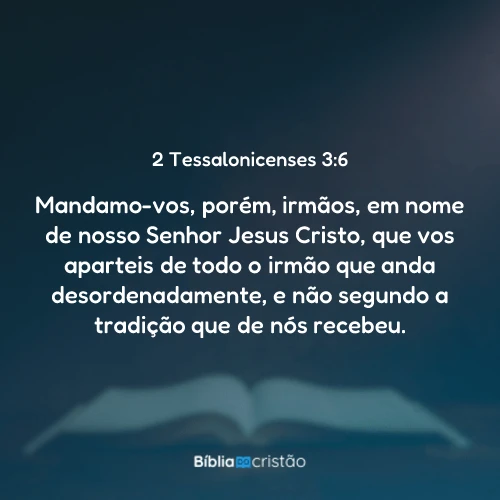 2 Tessalonicenses 3:6