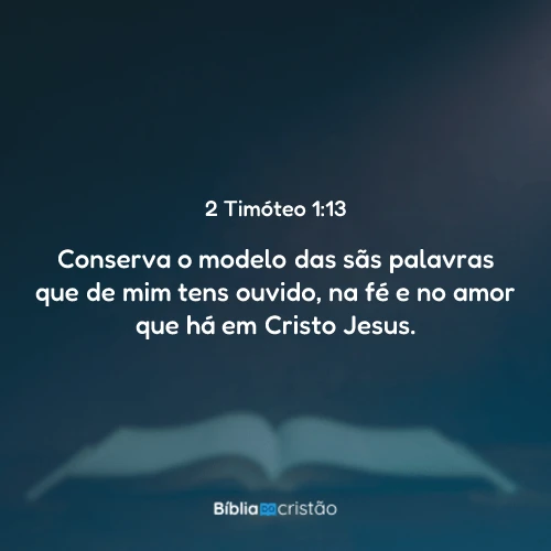 2 Timóteo 1:13