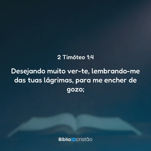 2 Timóteo 1:4