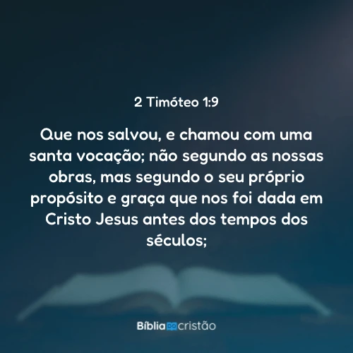2 Timóteo 1:9