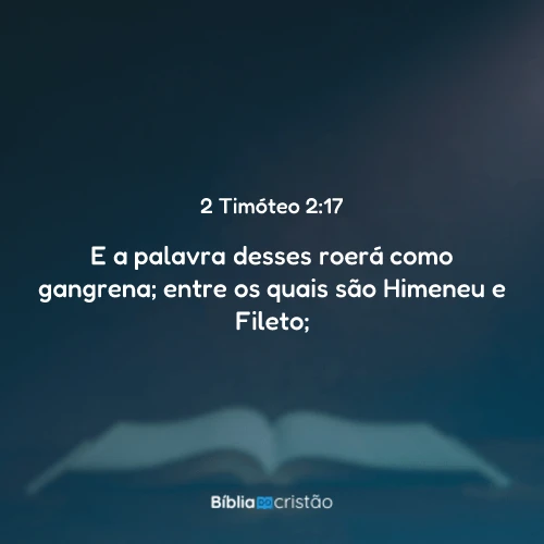 2 Timóteo 2:17