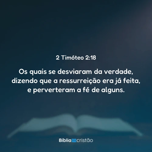 2 Timóteo 2:18