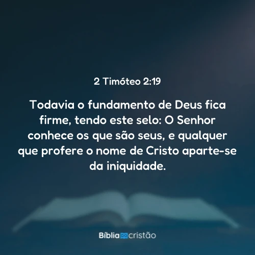 2 Timóteo 2:19