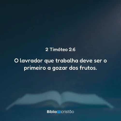 2 Timóteo 2:6