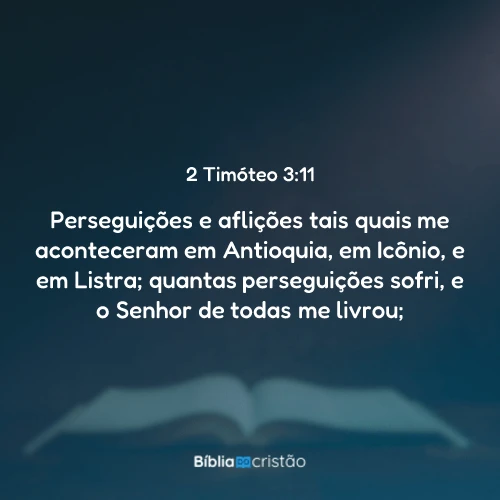 2 Timóteo 3:11