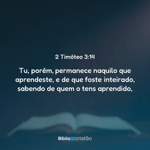 2 Timóteo 3:14