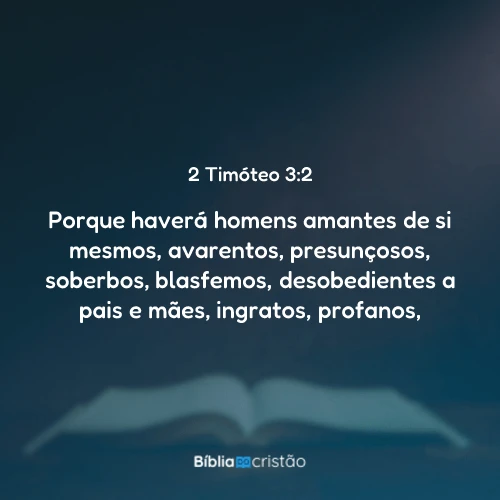 2 Timóteo 3:2