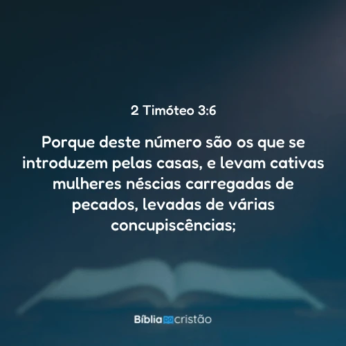 2 Timóteo 3:6