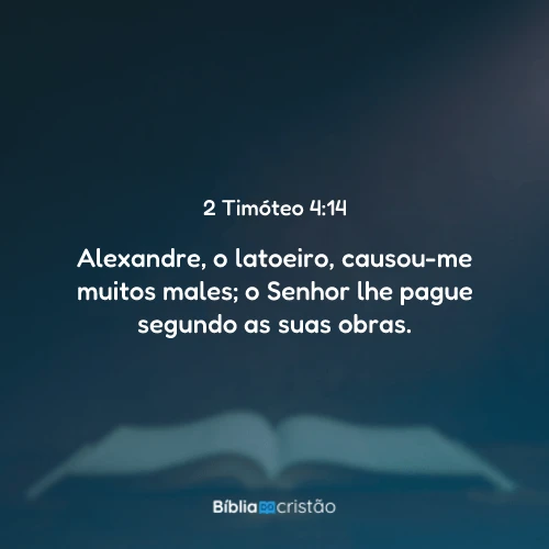 2 Timóteo 4:14