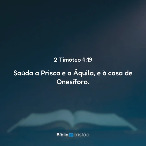 2 Timóteo 4:19