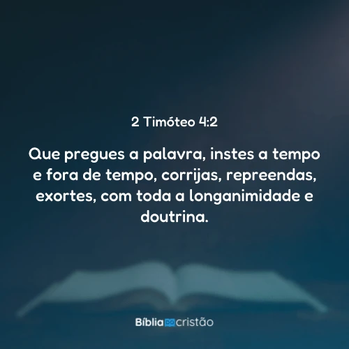 2 Timóteo 4:2