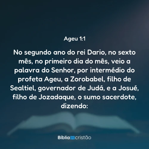 Ageu 1:1