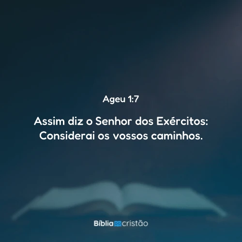 Ageu 1:7