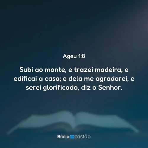 Ageu 1:8