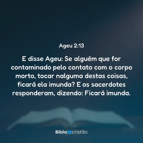 Ageu 2:13