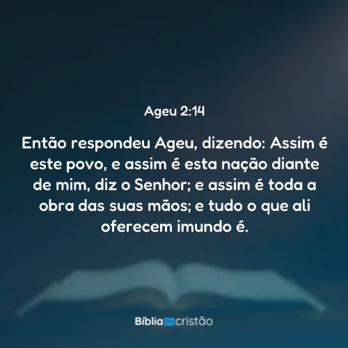 Ageu 2:14