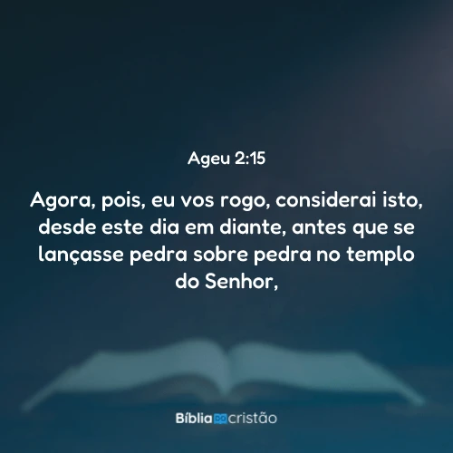 Ageu 2:15