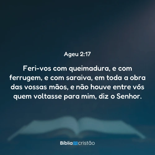 Ageu 2:17