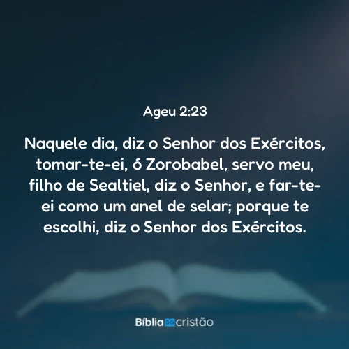 Ageu 2:23