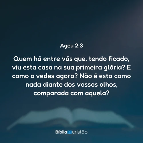 Ageu 2:3