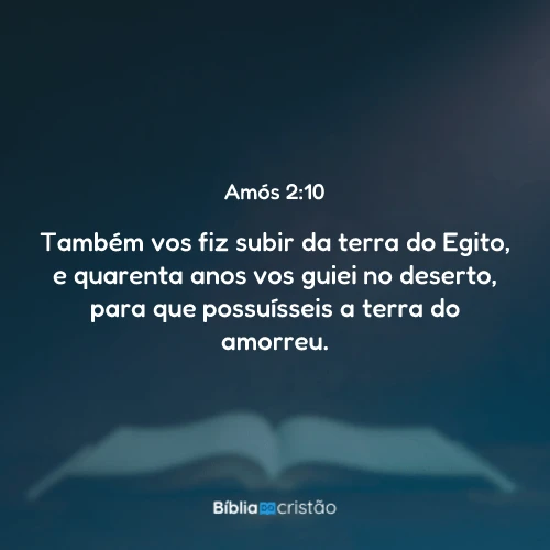 Amós 2:10