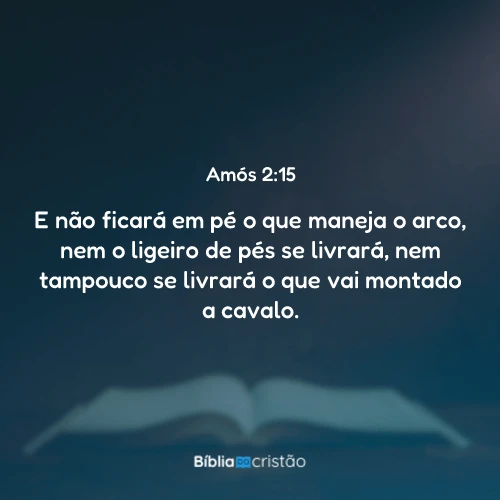 Amós 2:15
