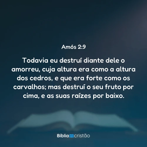 Amós 2:9