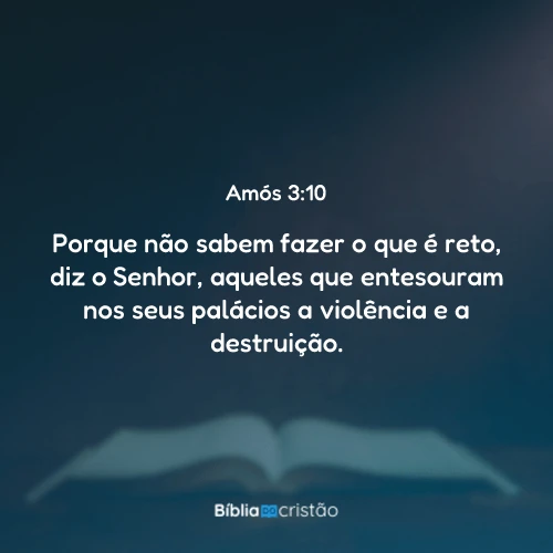 Amós 3:10