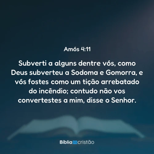 Amós 4:11