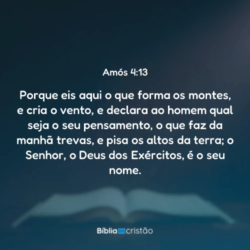 Amós 4:13
