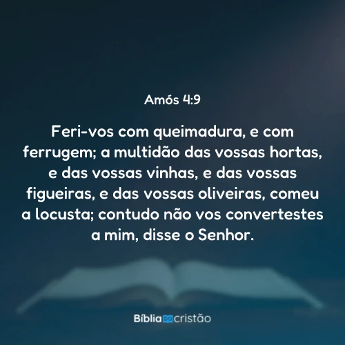 Amós 4:9