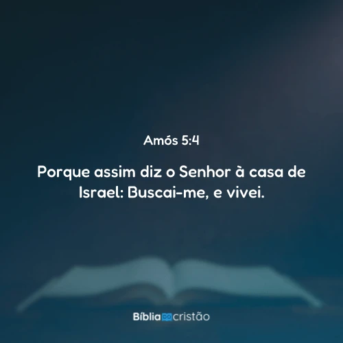 Amós 5:4