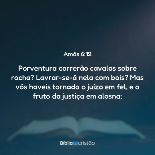 Amós 6:12