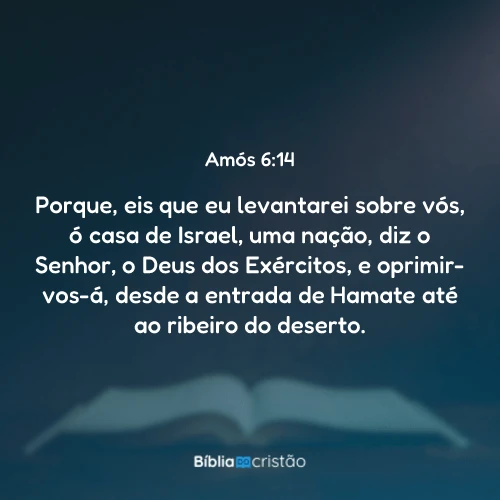 Amós 6:14