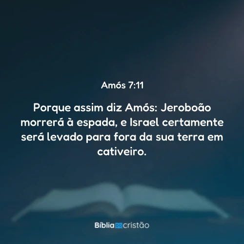 Amós 7:11