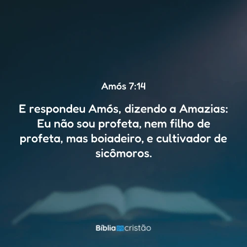 Amós 7:14