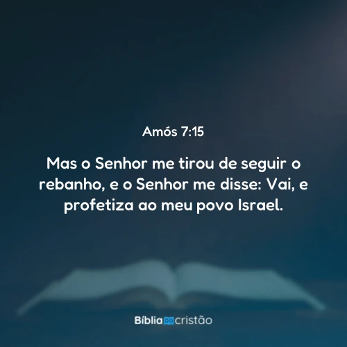Amós 7:15