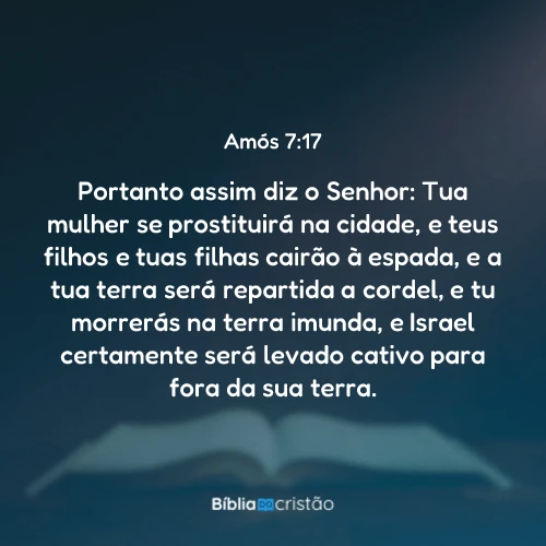 Amós 7:17
