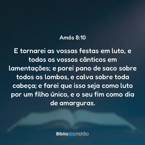 Amós 8:10