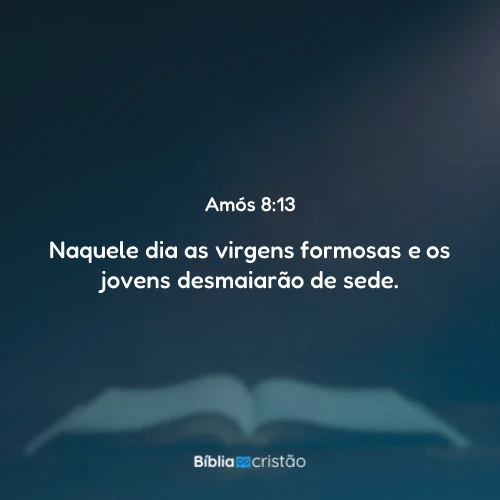 Amós 8:13
